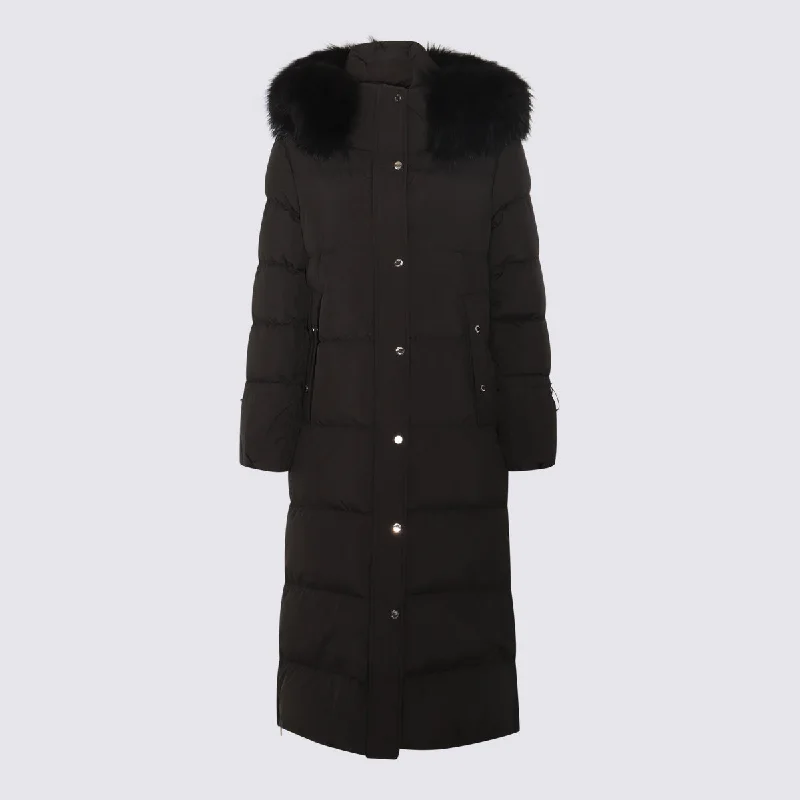 Moorer Coats Black Vintage Suede Jacket