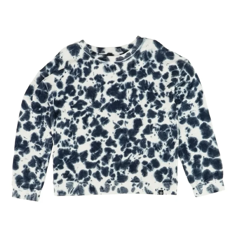 Navy Tie Dye Sweatshirt Hoodie with Logo Branding Identity