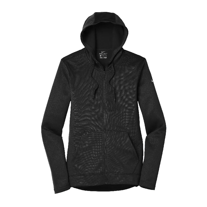 NKAH6264 Ladies Therma-Fit Full-Zip Fleece Hoodie Hoodie with Zipper Placket Modern Functional NKAH6264 Ladies Therma-Fit Full-Zip Fleece Hoodie Hoodie with Zipper Placket Modern Functional