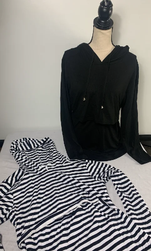 Nursing Hoodies Size Large Hoodie with Bell Sleeves Flared Feminine