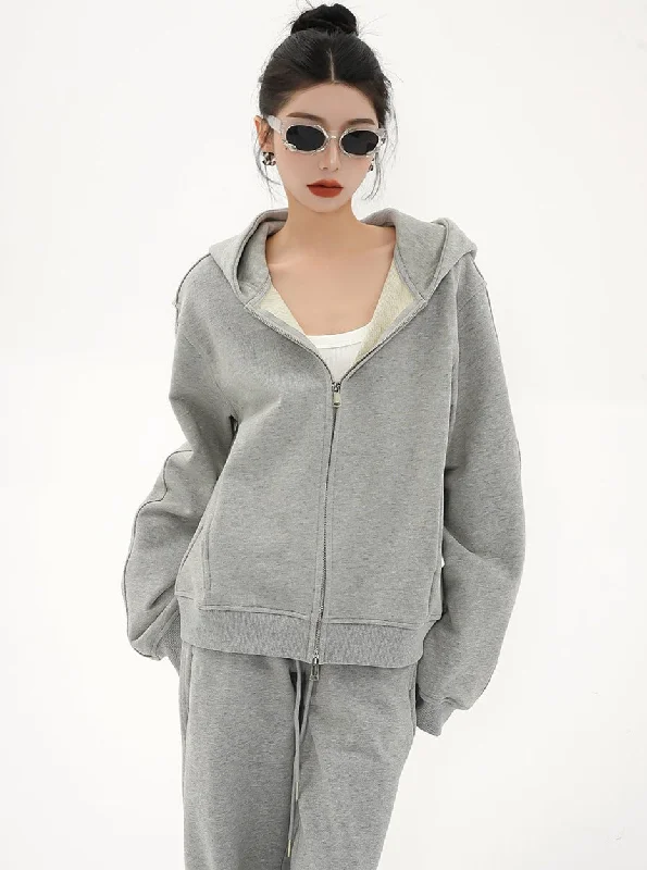 Oversized Zip-Up Hoodie - Unisex Relaxed Fit Sweatshirt Jacket Hoodie with Longline Fit Extended Stylish Oversized Zip-Up Hoodie - Unisex Relaxed Fit Sweatshirt Jacket Hoodie with Longline Fit Extended Stylish