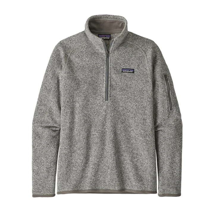 Patagonia Women's Better Sweater 1/4-Zip Chenille Fabric Brocade Fabric Lace Fabric