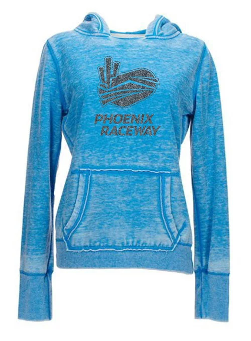 Ladies Phoenix Gun Metal Sweatshirt Graphic Hoodie Design Print