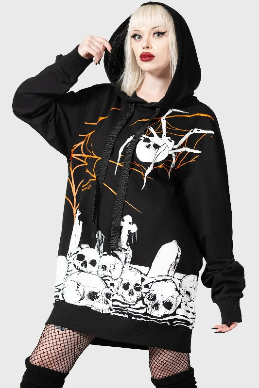 Pumpkin Reaper Hoodie Cotton Hoodie Fleece Lining Warmth