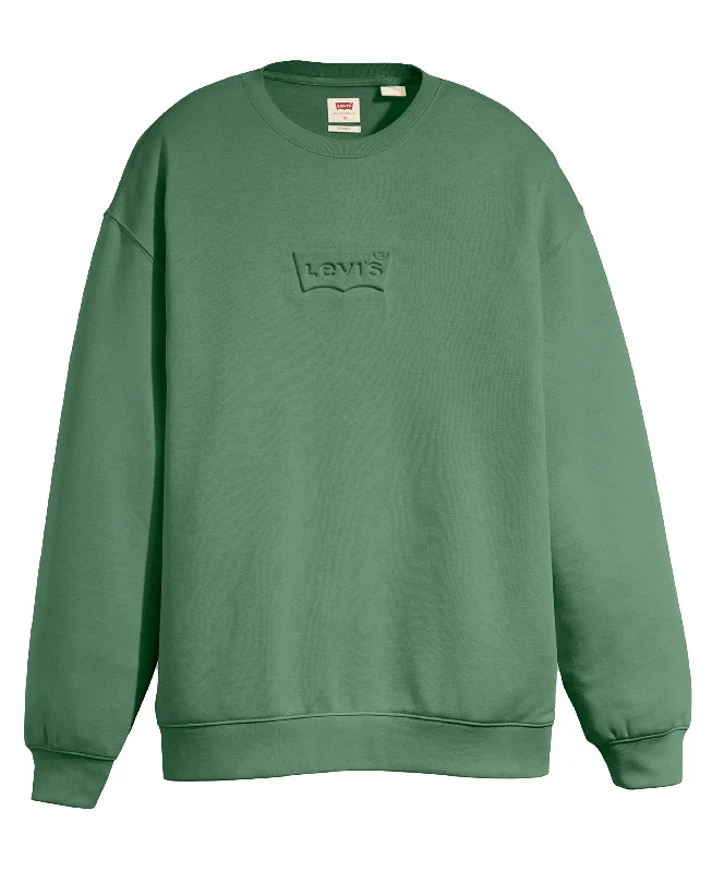 Relaxed Fit Graphic Crewneck Sweatshirt - Batwing Crew Dark Forest Hoodie Crop Top Short Trendy