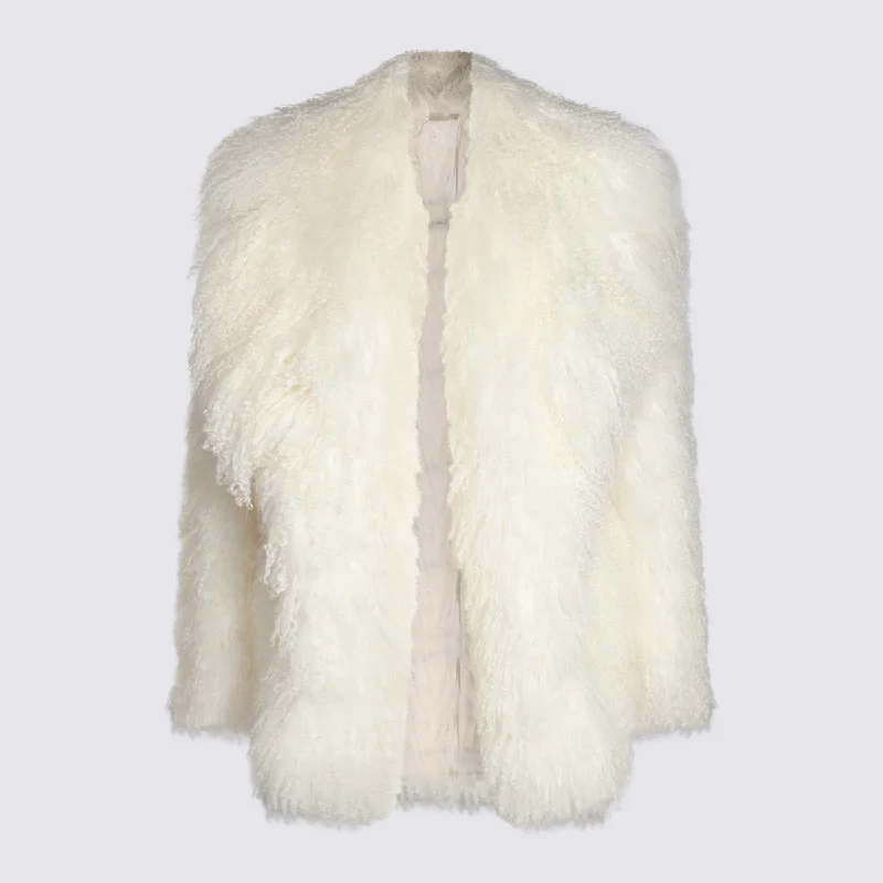 Salvatore Santoro Coats White Classic Riding Jacket