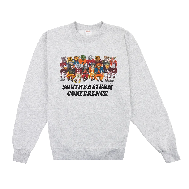 SEC Family Sweatshirt Hoodie with High-Low Hem Asymmetrical Trendy