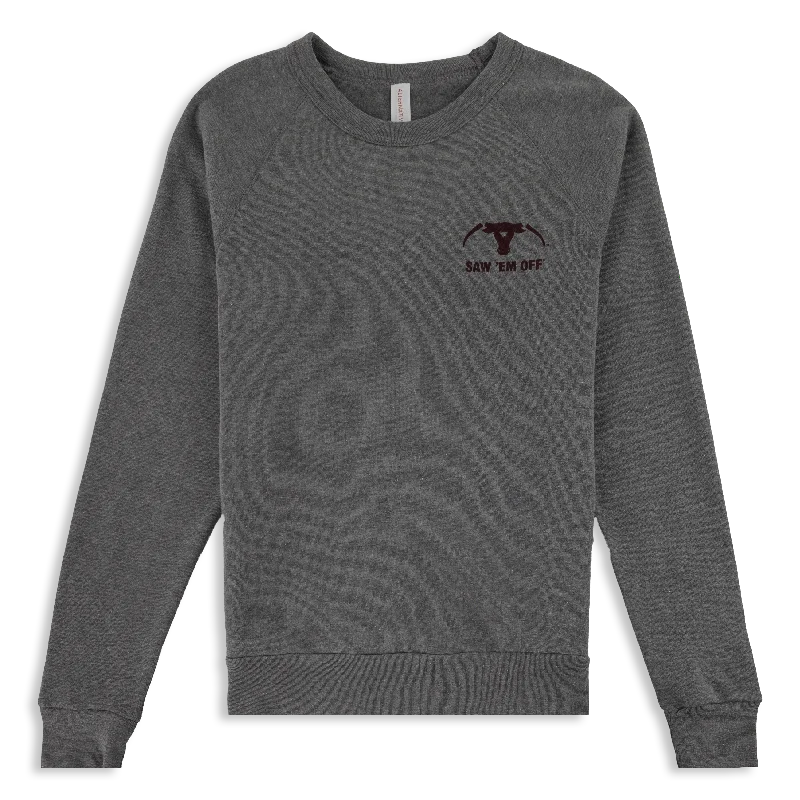 Saw 'Em Off Sweatshirt Hoodie with Pocket Utility Practical