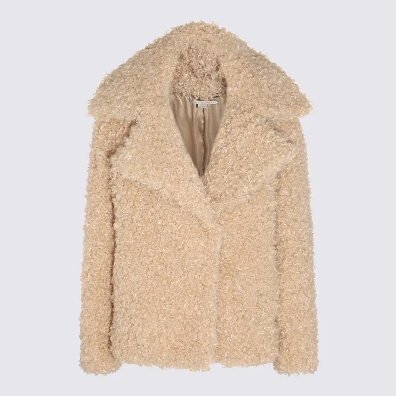 Stella Mccartney Coats Puff Sleeve Overcoat