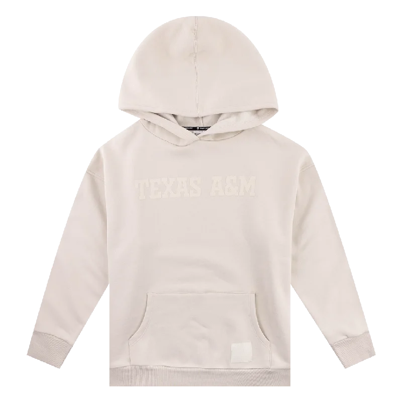 Texas A&M KADYLUXE Tonal Boyfriend Hoodie Hoodie with Camouflage Military Edgy