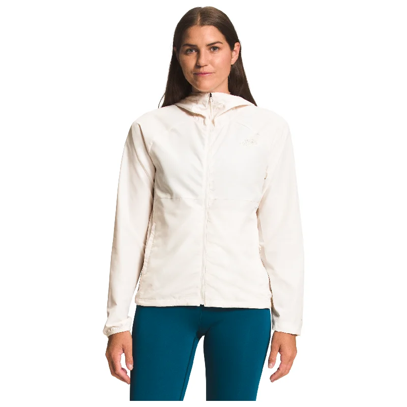 The North Face Women’s Flyweight Hoodie 2.0 in Gardenia White Hoodie with Full-Zip Functional Layering The North Face Women’s Flyweight Hoodie 2.0 in Gardenia White Hoodie with Full-Zip Functional Layering