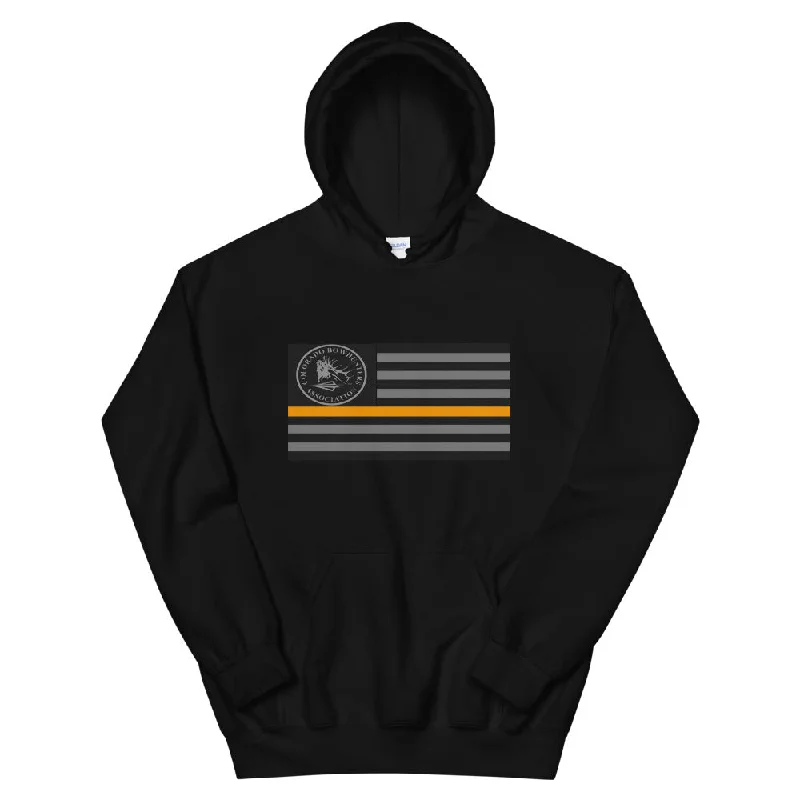 Thin Orange Line Unisex Hoodie Hoodie with Sequins Glamorous Eye-catching
