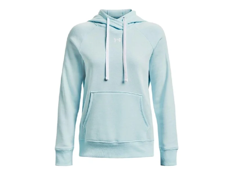 Under Armour Women's UA Rival Fleece HB Hoodie Hoodie with Button Classic Timeless