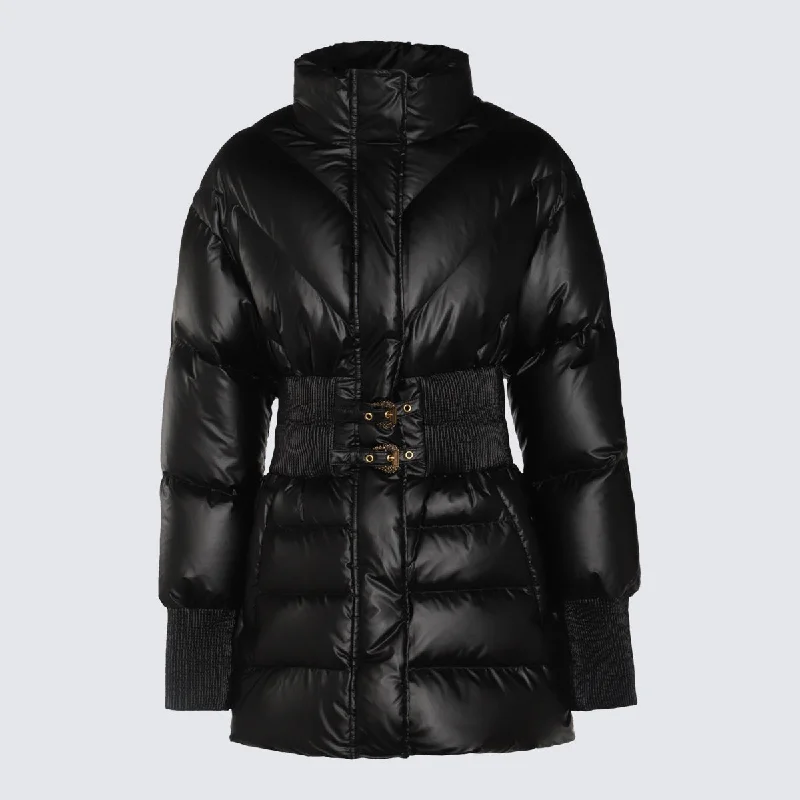 Versace Jeans Couture Coats Black Ultra-Soft Sherpa Vest