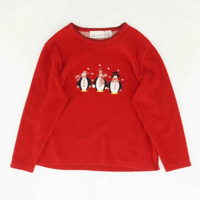 Vintage Penguin Holiday Embroidered Sweater Modern Contemporary Chic