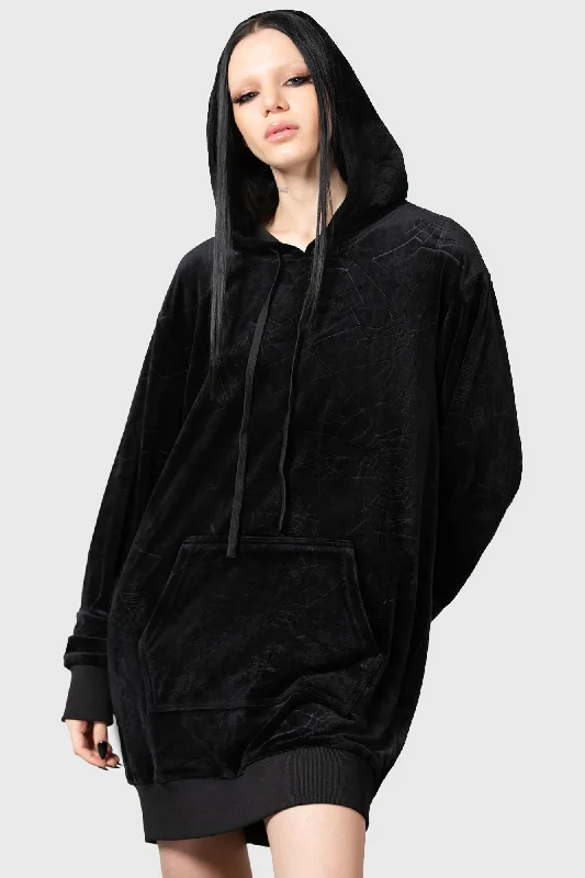 Webmare Longline Hoodie Hoodie with High-Low Hem Asymmetrical Trendy