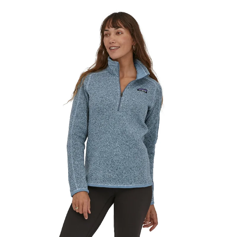 Women's Better Sweater 1/4 Zip Rayon Fabric Velvet Fabric Corduroy Fabric