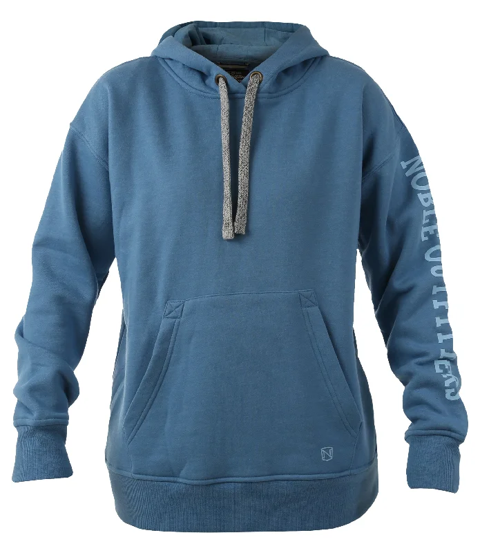 Women's Flex Oversized Logo Hoodie Hoodie with Batwing Sleeves Loose Dramatic
