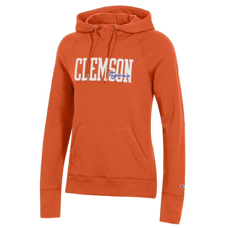 Champion Women's University PO Hoodie Hoodie with Longline Fit Extended Stylish