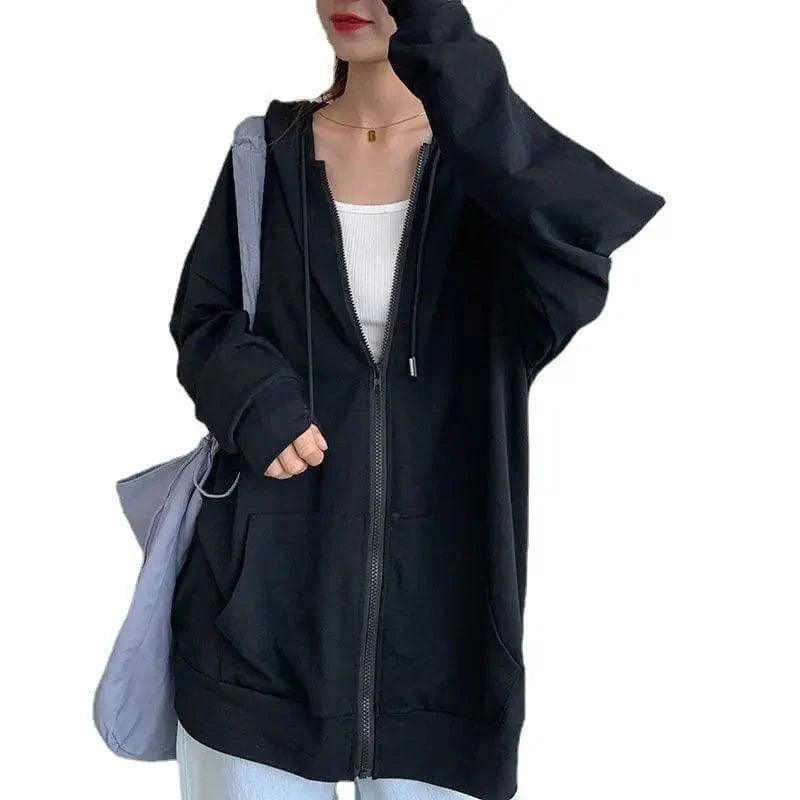 New Style Hooded Sweater Women Loose Korean Style Autumn And