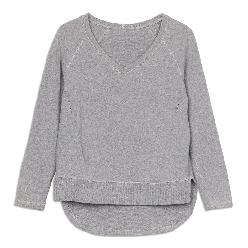 After Asana Pullover - Resale Boat Neck Sweater