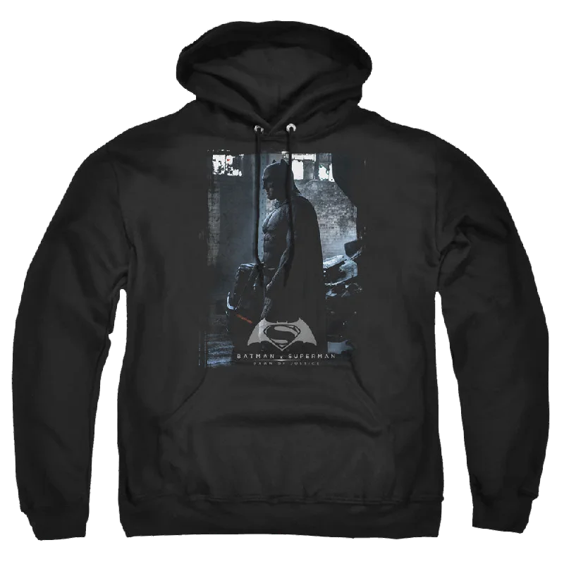Batman v Superman Bat Poster - Pullover Hoodie Alpaca Blend Soft