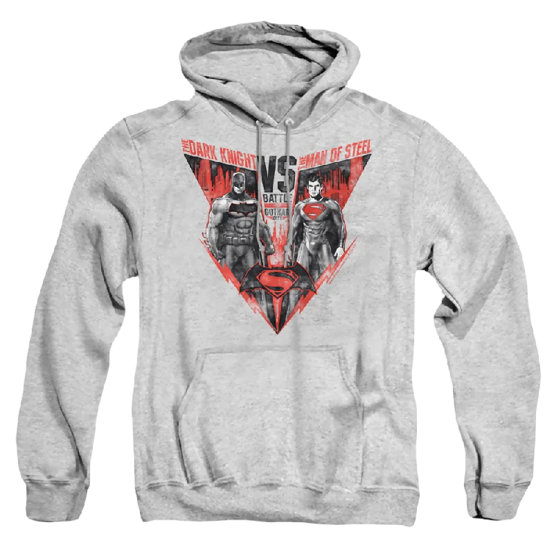 Batman v Superman Batlle For Gotham - Pullover Hoodie Ruffled Neck Pullover