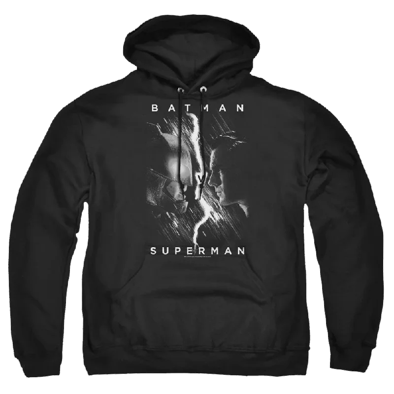 Batman v Superman Face To Face - Pullover Hoodie dolman Sleeve Top