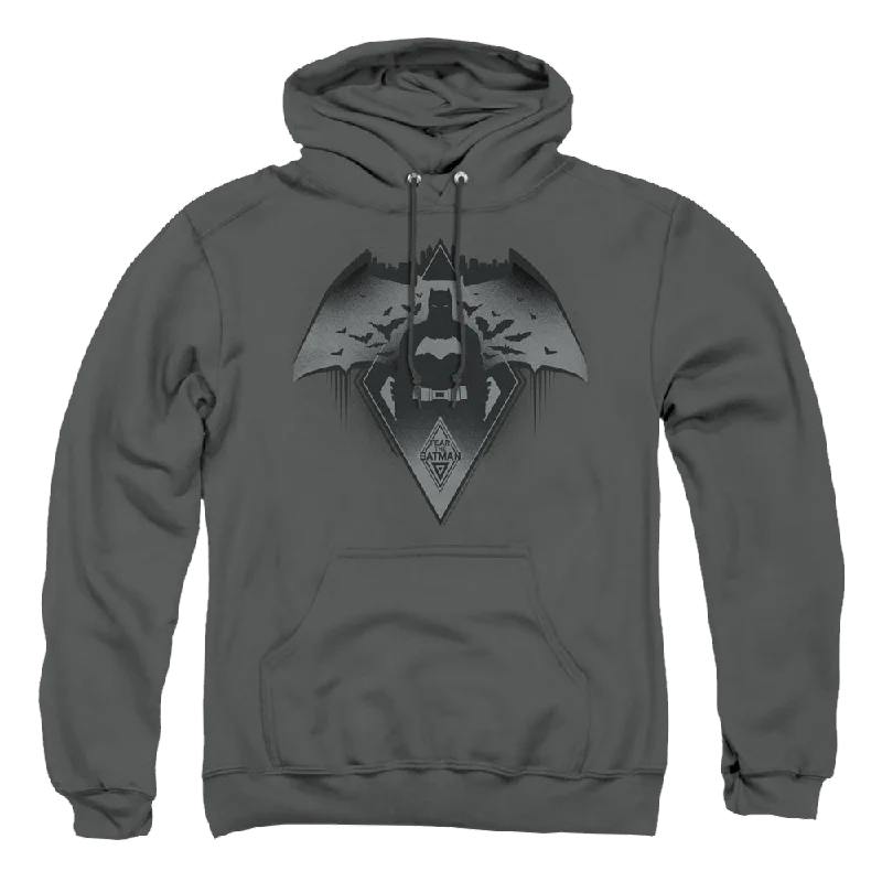 Batman v Superman Fear - Pullover Hoodie Asymmetrical Hem Sweater