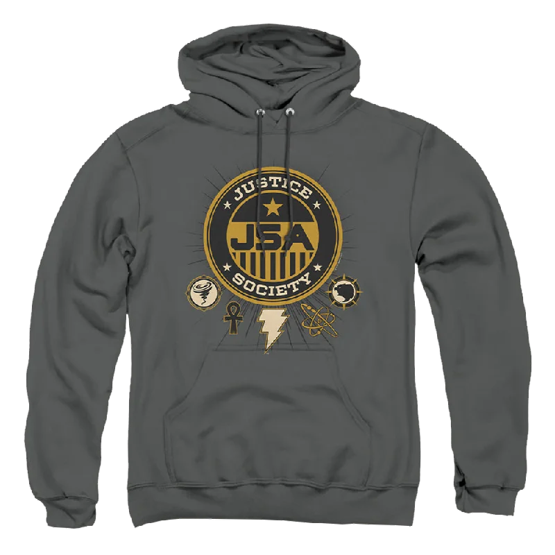Black Adam Black Adam Justice Society - Pullover Hoodie Mock Neck Pullover