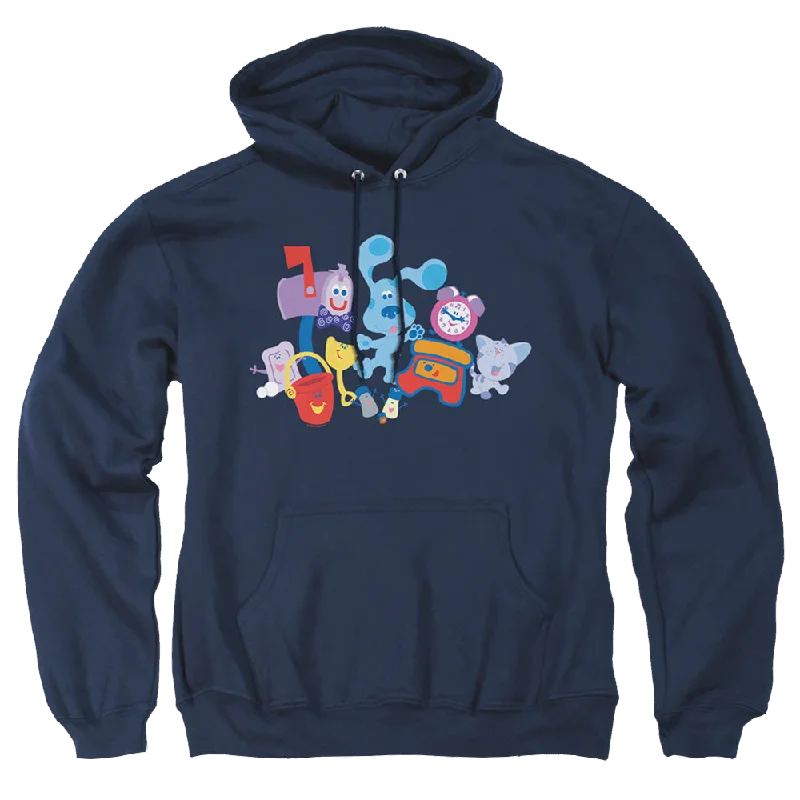 Blue's Clues Friend Party - Pullover Hoodie Jewel Neck Pullover