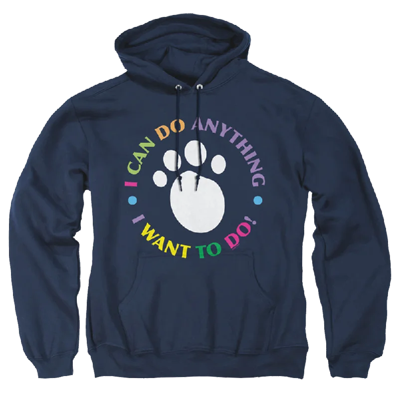 Blue's Clues I Can Do Anything! - Pullover Hoodie Kimono Neck Pullover