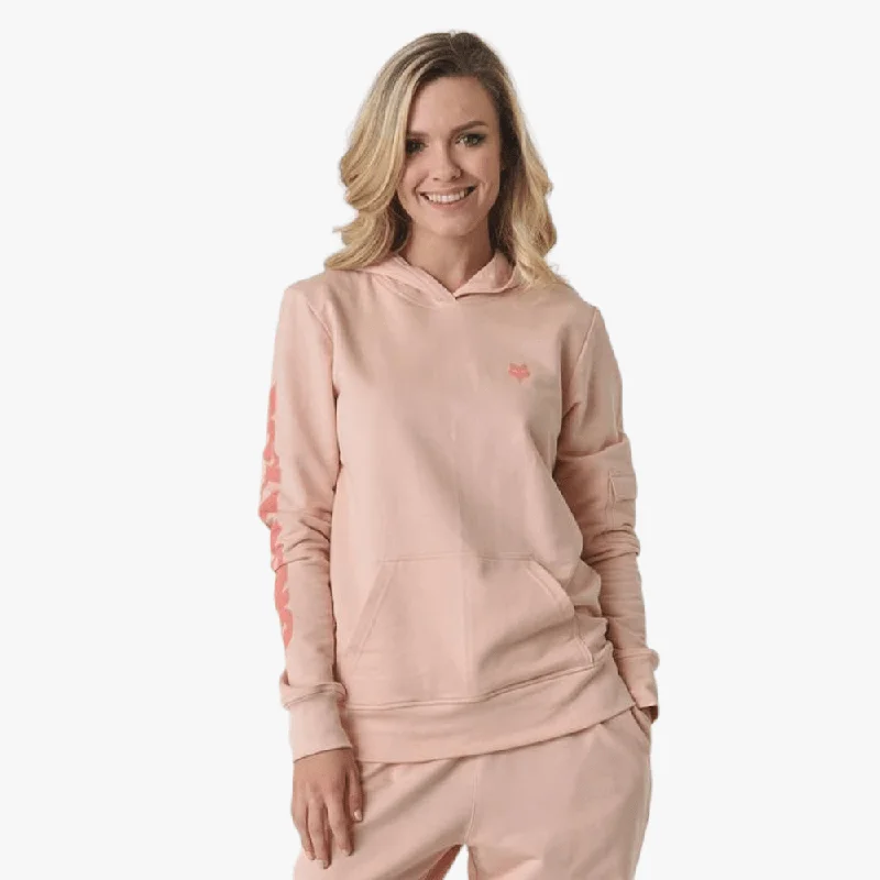 Fox Womens Racing Pullover Hoody Creamy Pink Box Sleeve Comfort