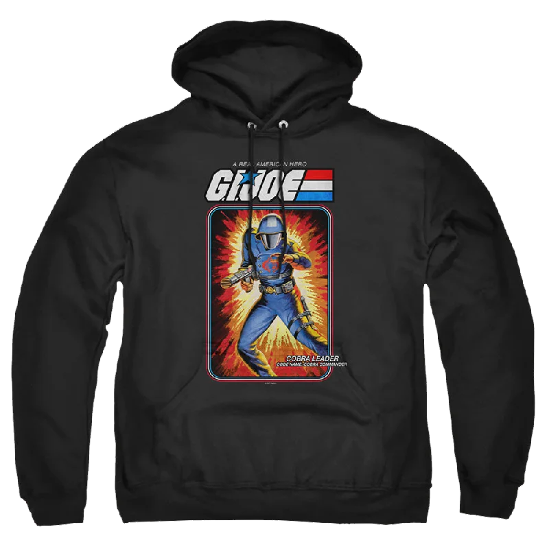 G.I. Joe Cobra Commander Card - Pullover Hoodie Boxy Neck Sweater