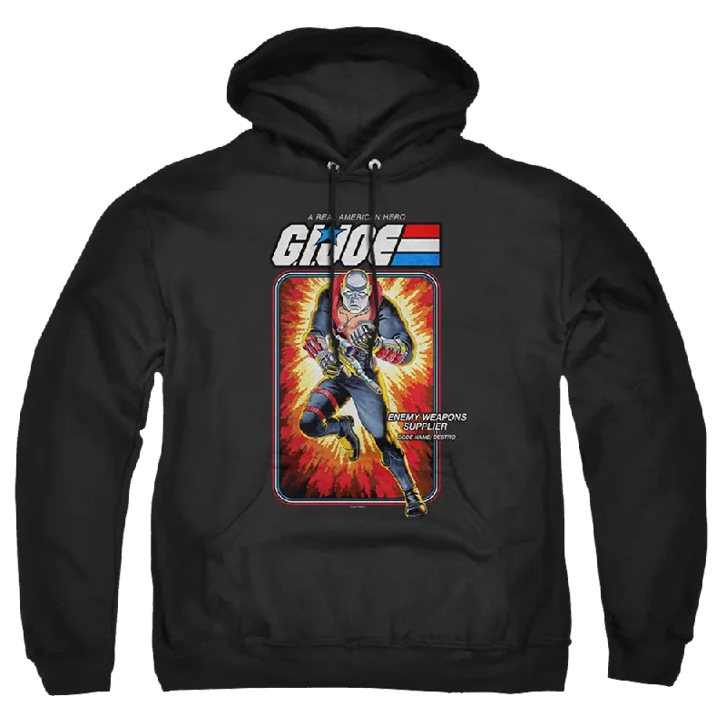 G.I. Joe Destro Card - Pullover Hoodie Cowl Neck Pullover
