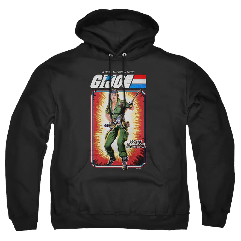 G.I. Joe Lady Jaye Card - Pullover Hoodie Slim Sleeve Pullover