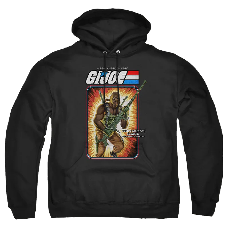 G.I. Joe Roadblock Card - Pullover Hoodie Tapered Sleeve Pullover