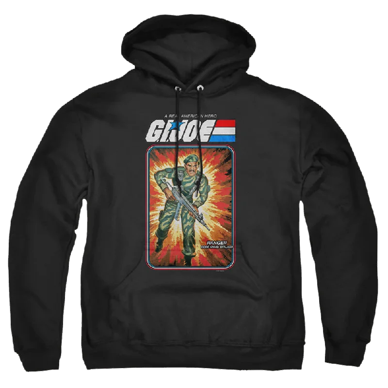G.I. Joe Stalker Card - Pullover Hoodie Short Puff Sleeve
