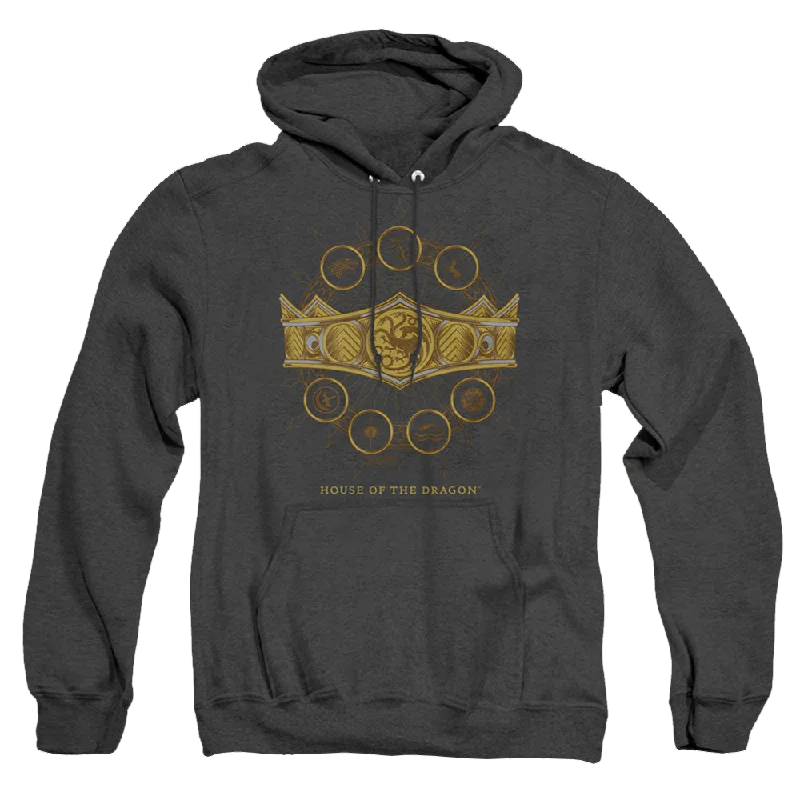 House of the Dragon Crown - Heather Pullover Hoodie Short Sleeve Top