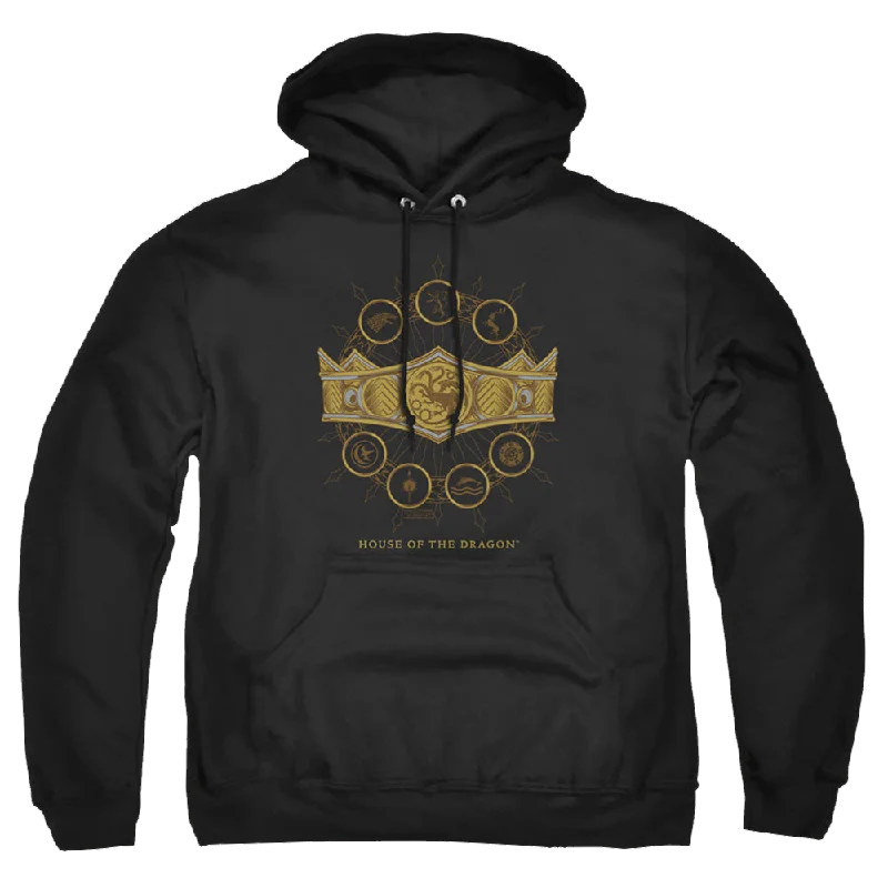 House of the Dragon Crown - Pullover Hoodie Fitted Ribbed Sweater