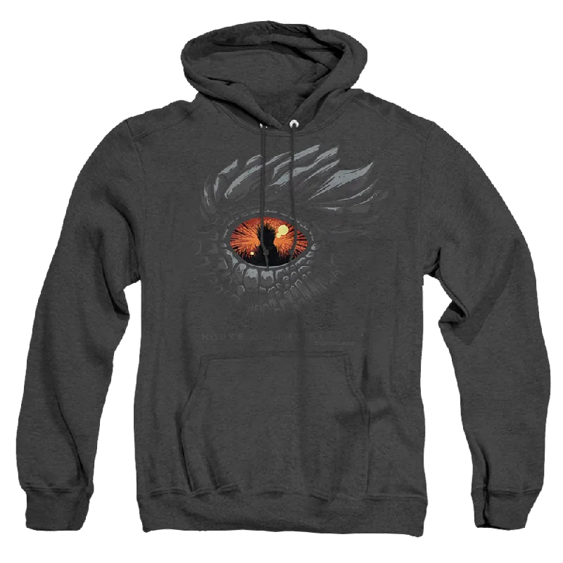 House of the Dragon Eye Of The Dragon - Heather Pullover Hoodie Open Front Cardigan
