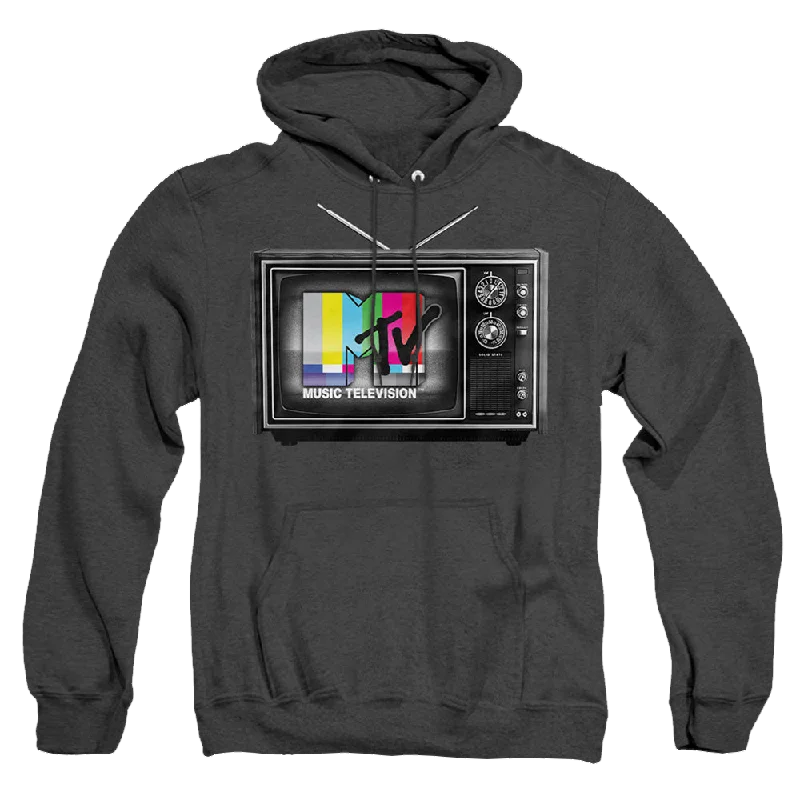 MTV Mtv Tv - Heather Pullover Hoodie Port Neck Pullover