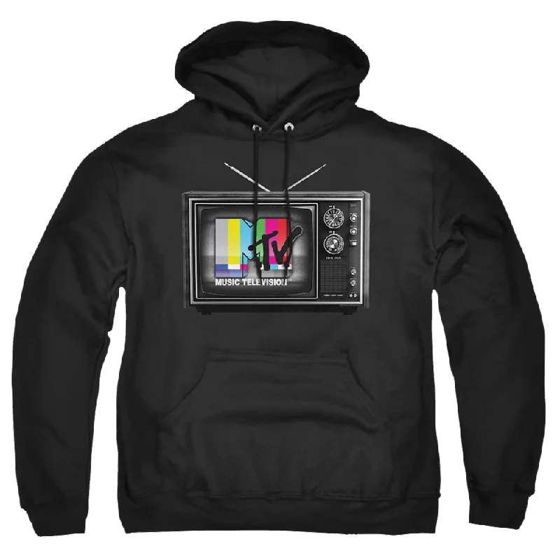 MTV Mtv Tv - Pullover Hoodie Ruffle Neck Pullover