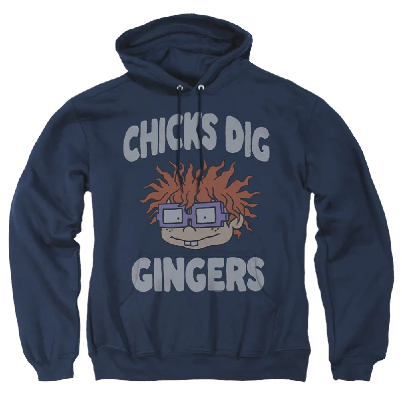 Rugrats Chicks Dig Gingers - Pullover Hoodie Shawl Collar Sweater