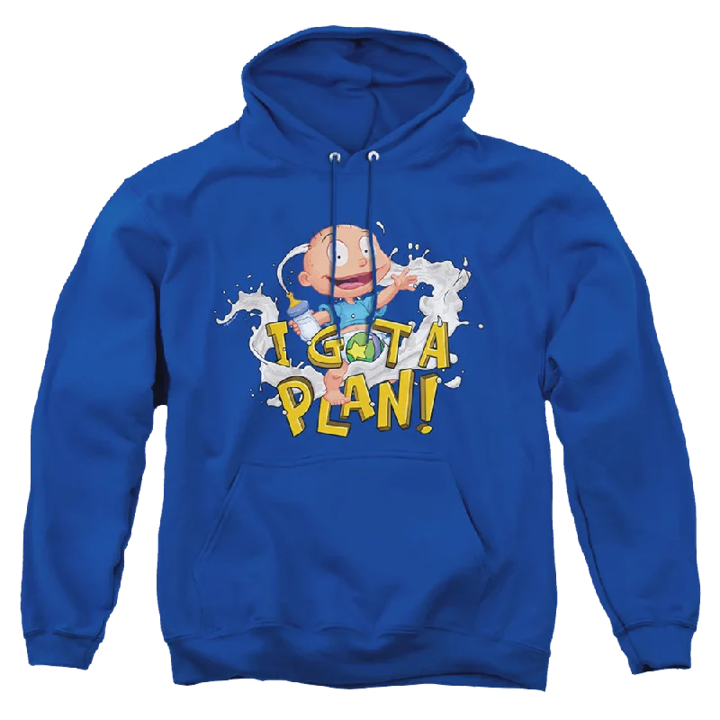 Rugrats Tommy Pickles Has A Plan - Pullover Hoodie Short Sleeve Top