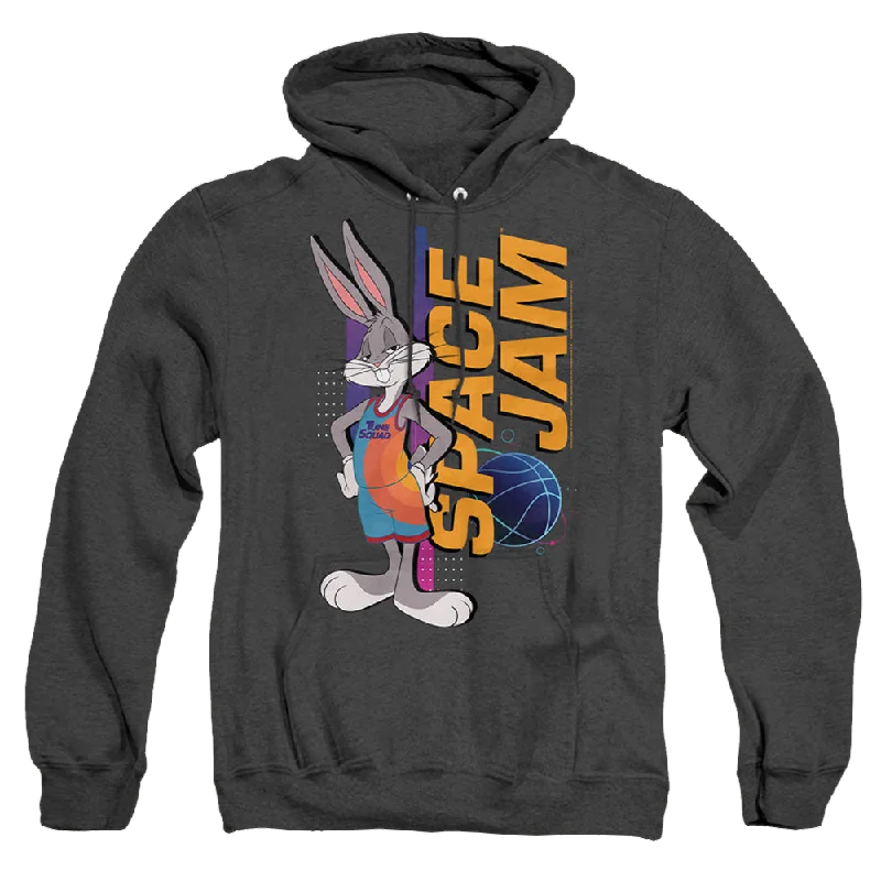 Space Jam - A New Legacy Bugs Standing - Heather Pullover Hoodie Jewel Neck Pullover