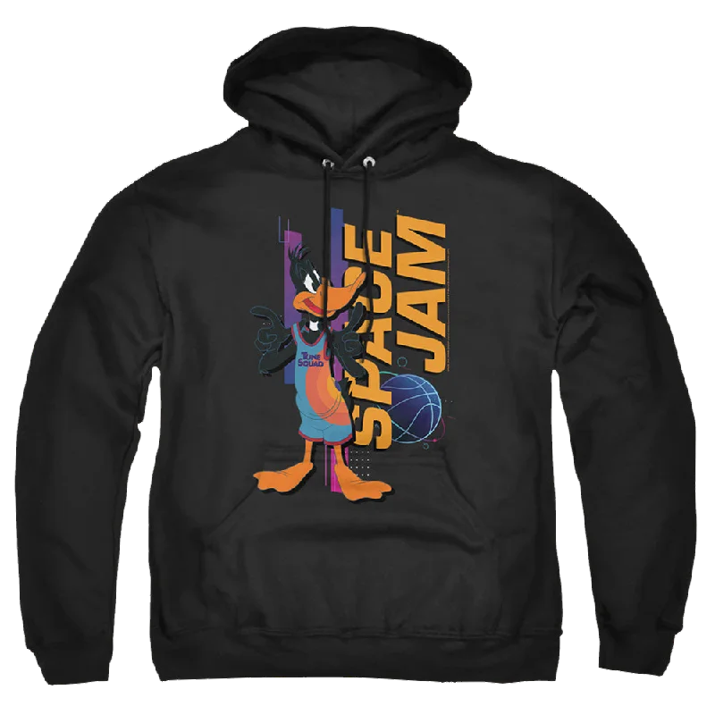 Space Jam - A New Legacy Daffy Standing - Pullover Hoodie Deep Neck Pullover