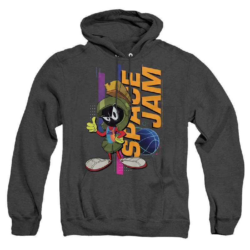 Space Jam - A New Legacy Marvin Standing - Heather Pullover Hoodie Cowl Neck Pullover