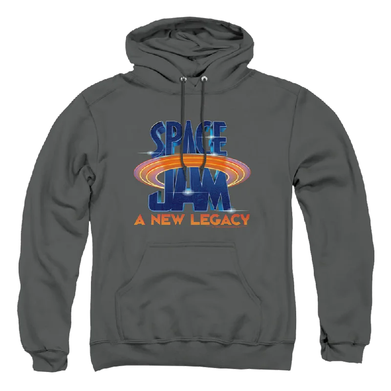 Space Jam - A New Legacy Space Jam 2 Logo - Pullover Hoodie Cold Shoulder Design