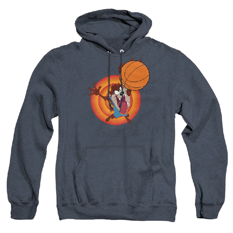 Space Jam - A New Legacy Taz Slam - Heather Pullover Hoodie Short Sleeve Top